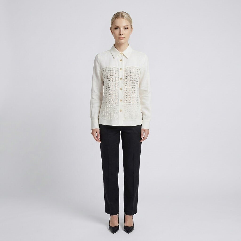 Eufonia Women's Blouse - White (6S03BL003W)