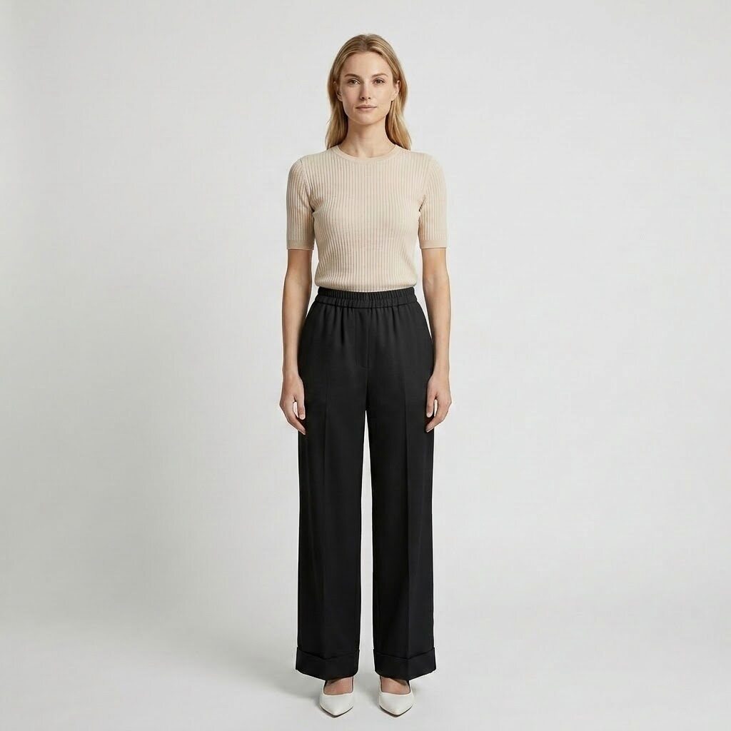 Peserico Women's Pants - Navy (6S06PN009W)