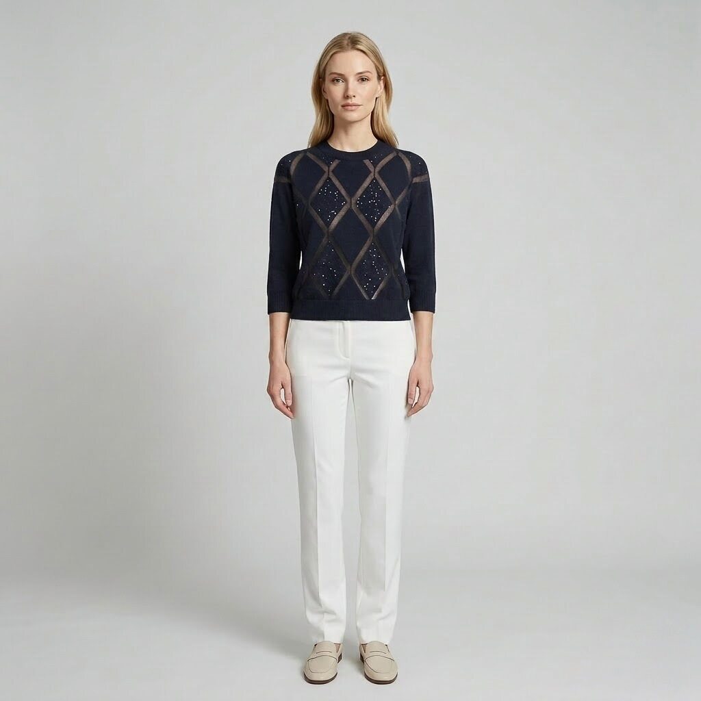 Peserico Women's Knitwear - Black (6S06SW007W)