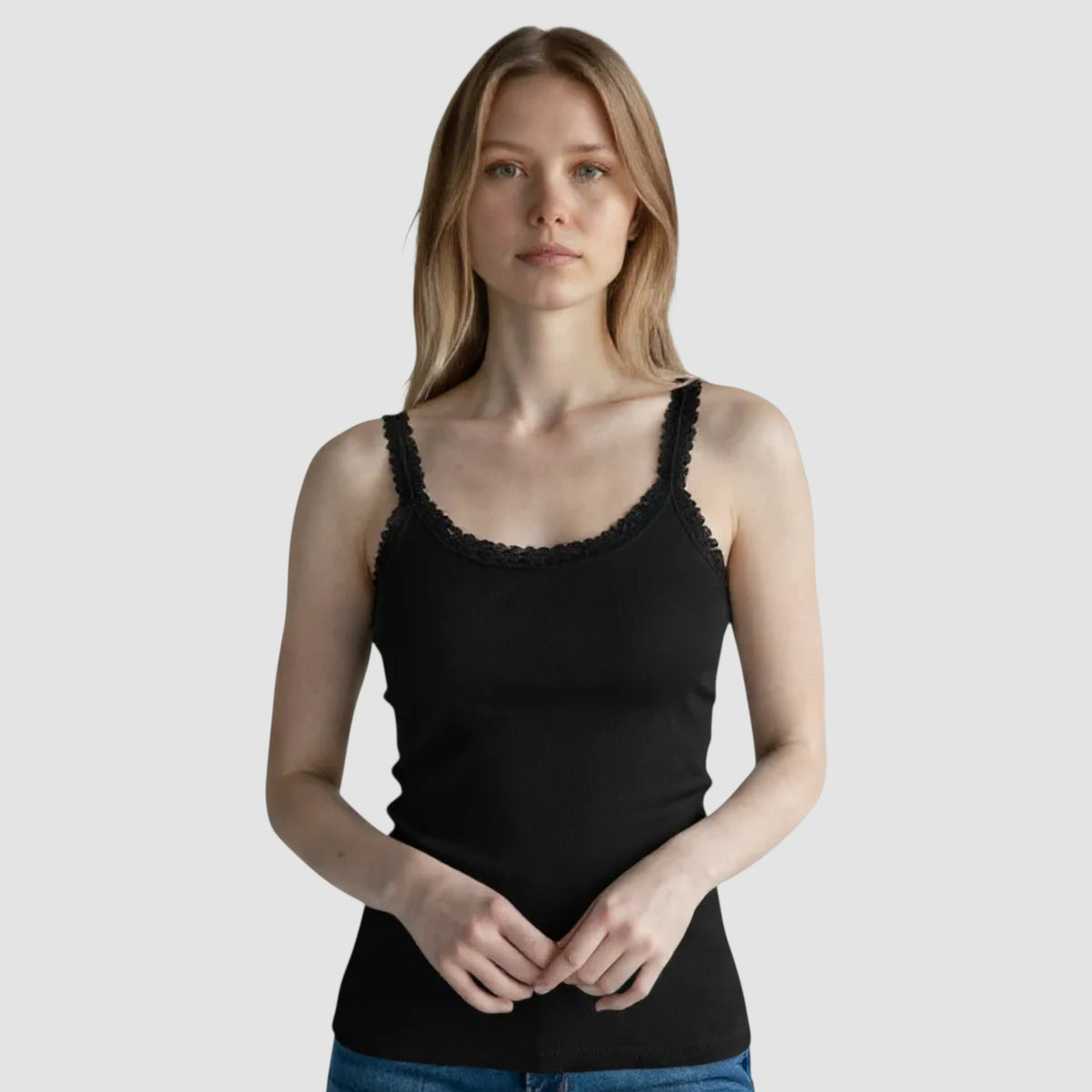 esse SPERONI  Women's Tank Top - Black (1702)
