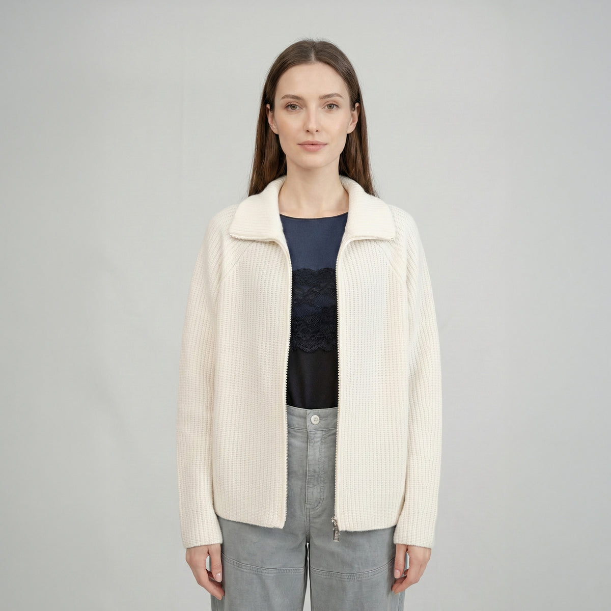 MySublyme Women's 10% Cashmere Base Layer - Blue (1412)