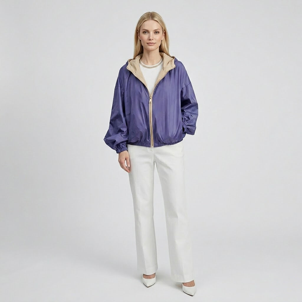 Manzoni 24 Women's Jacket - Purple & Beige (6S02JK003W)