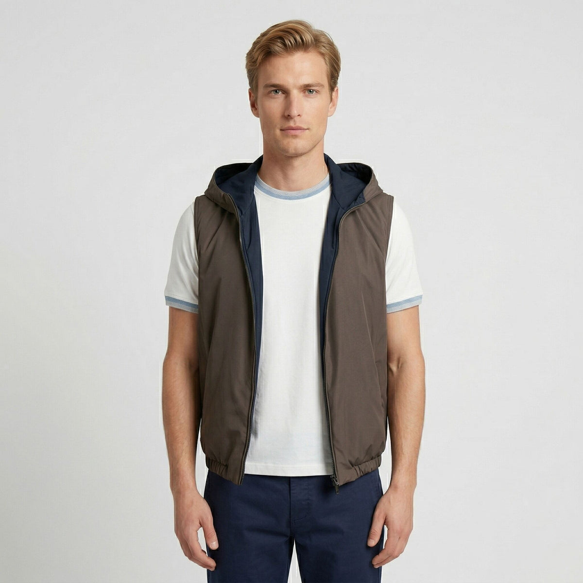 Manzoni 24 Men's Jacket - Wood+Blue (6S02JK005M)
