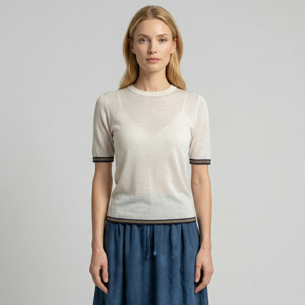 Purotatto Women's T-Shirt - White (6S07TS001W)