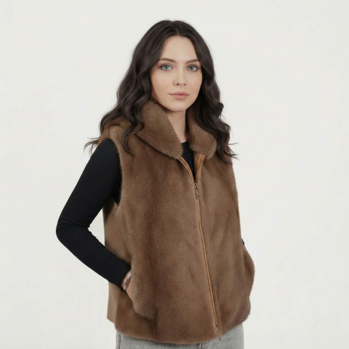 Manzoni 24 Women's Vest - Caramel (25M1004-VDB1F)