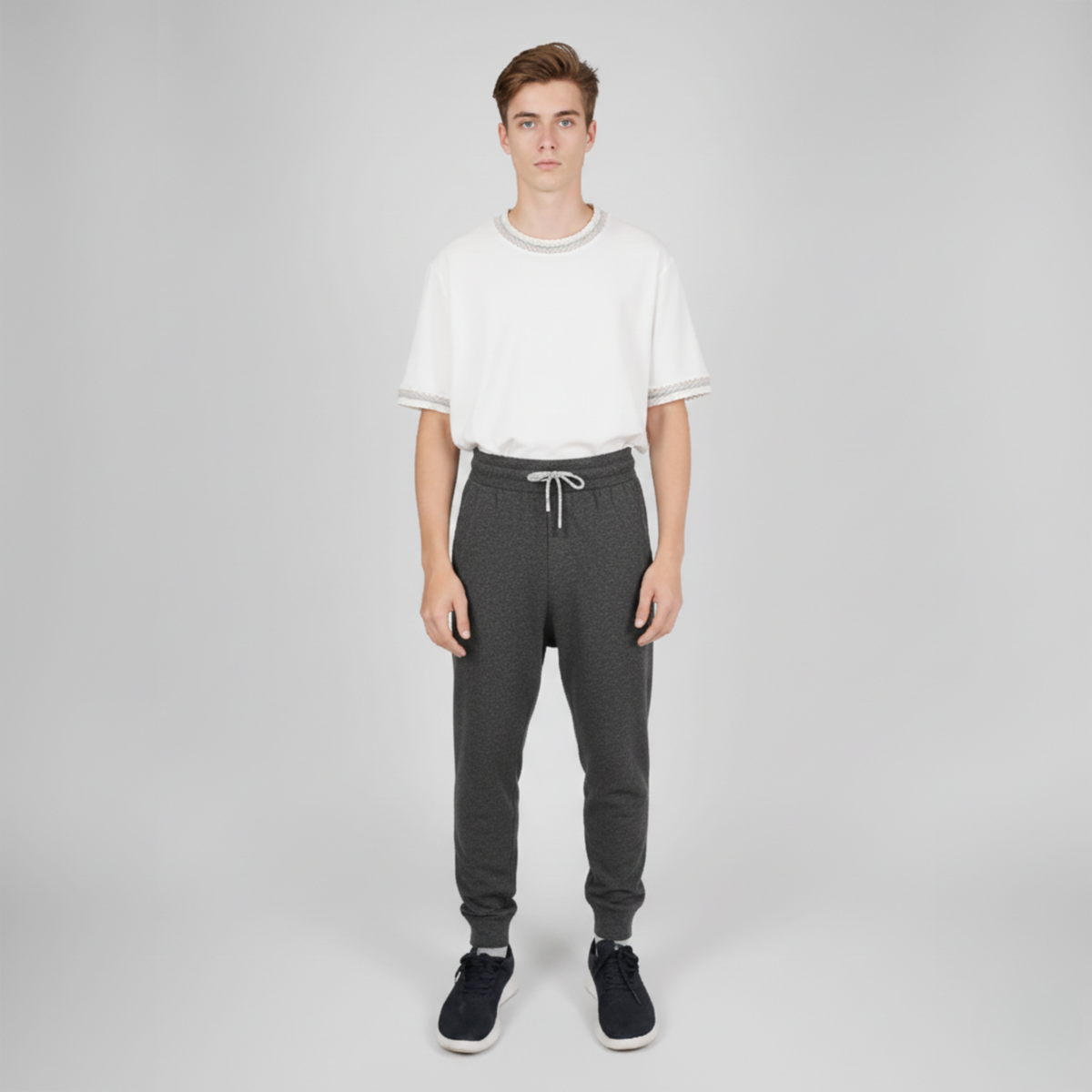 Panicale Men’s Knit Pants - Iron (U370658PA)