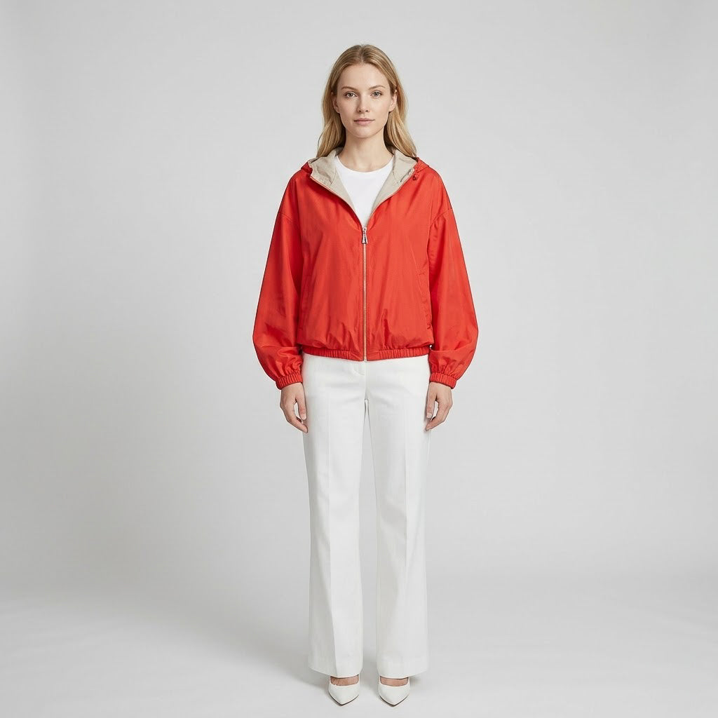 Manzoni 24 Women's Jacket - Red& Beige (6S02JK003W)