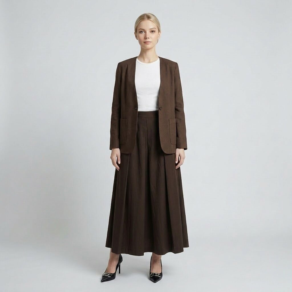 Eufonia Women's Dress - Brown (6S03DS004W)