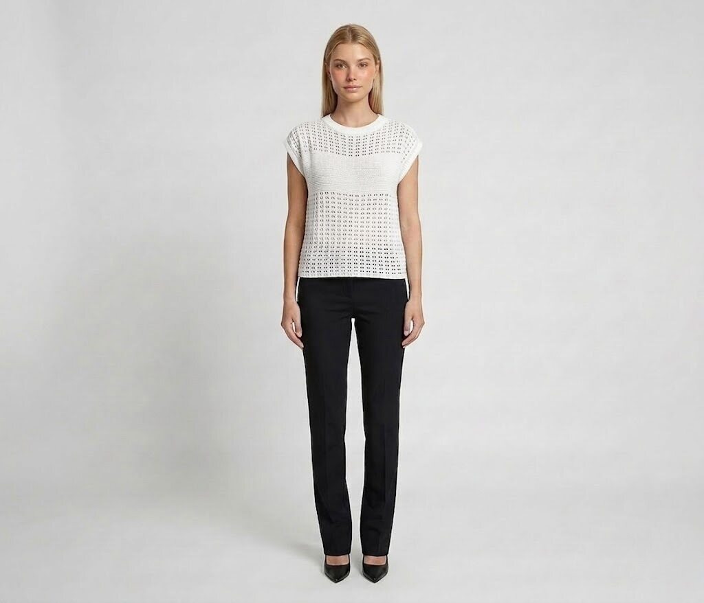 Eufonia Women's Knitwear- White (6S03TS001W)