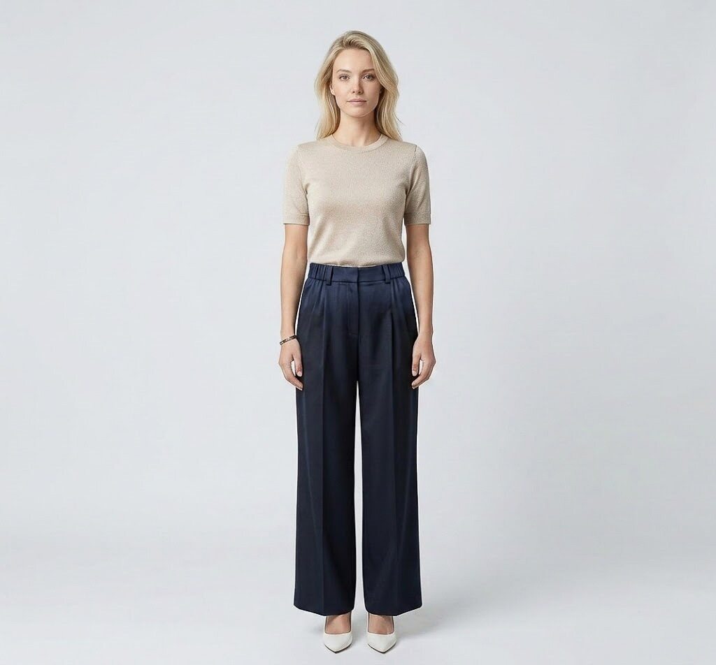 Peserico Women's Pants - Deep Blue (6S06PN006W)