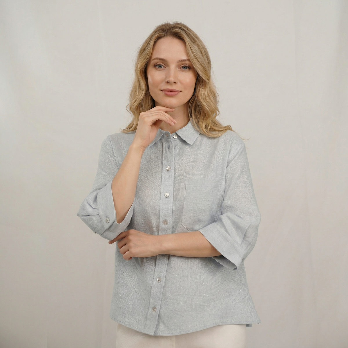 Panicale Women's Blouse - Breeze (6S01BL001W)