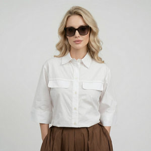 Panicale Women's Blouse - White (6S01BL002W)