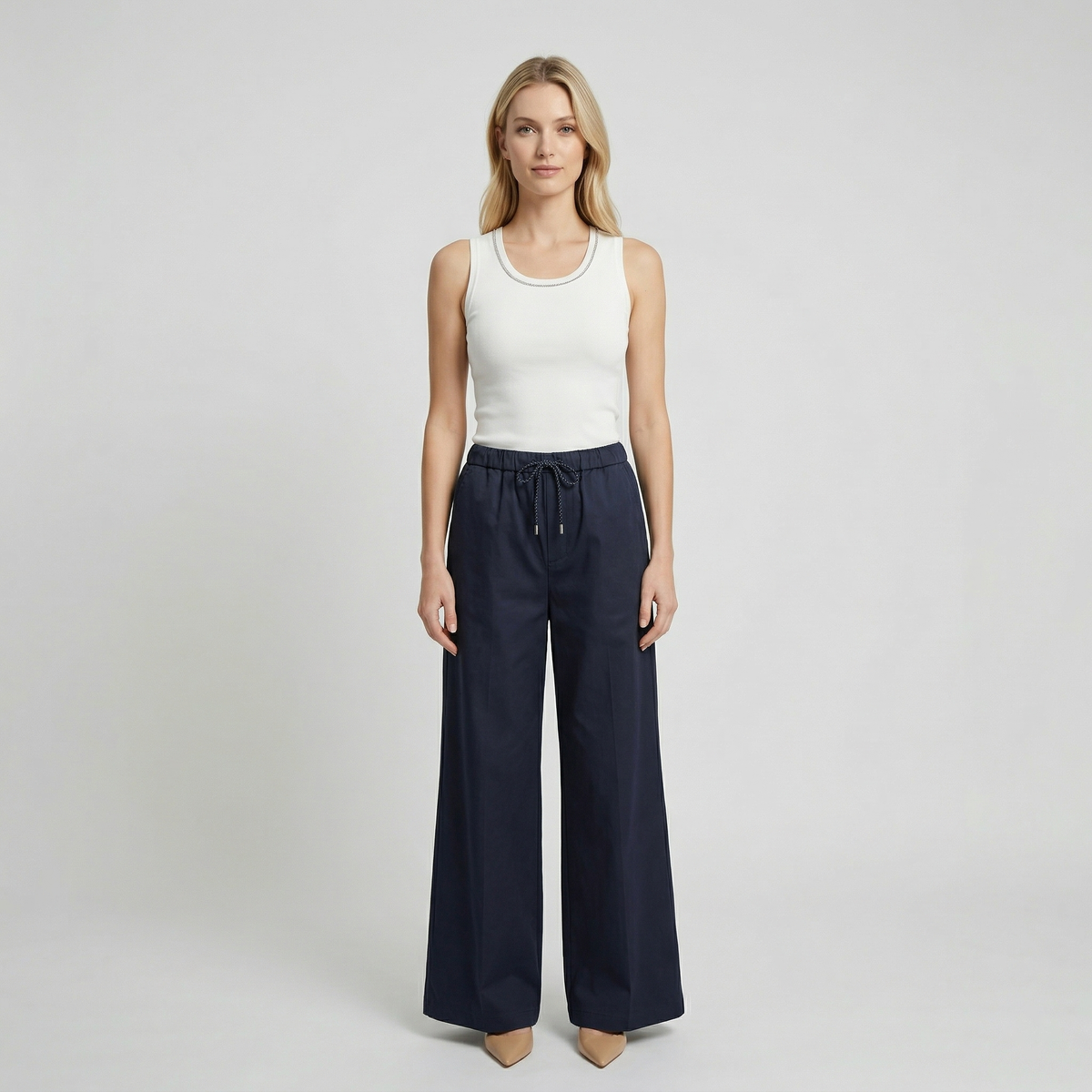 Panicale Women's Pants - Blue (6S01PN001W)