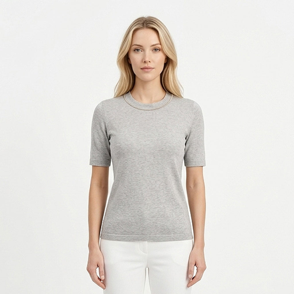Panicale Women's Knitwear - Light Grey - Storm (6S01SW002W)