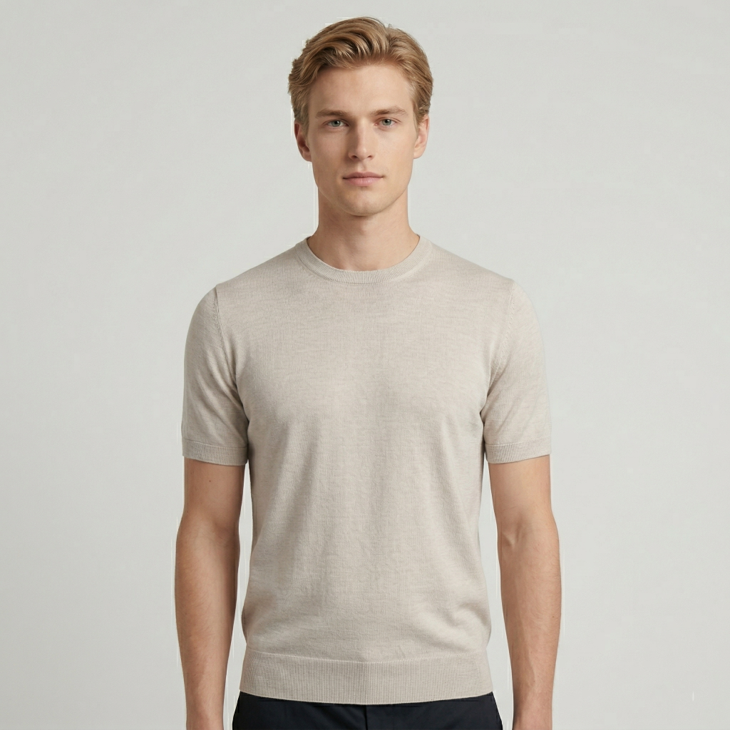 Panicale Men's T-Shirt - Beige (6S01TS002M)