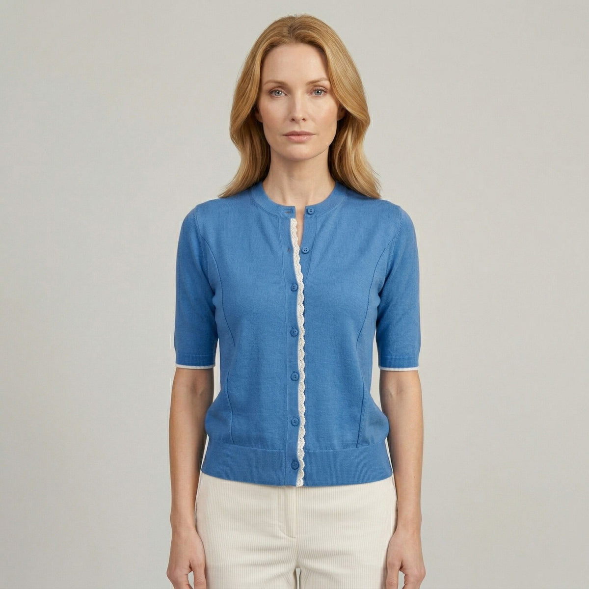 Purotatto Women's Knitwear - Blue (6S07SW001W)