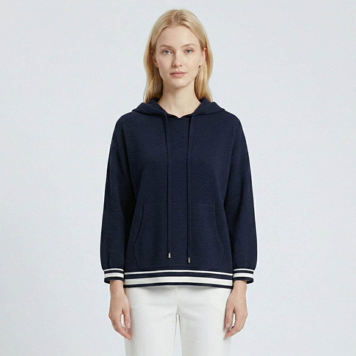 DREI Women's Knitwear - Navy (6S05SW001W)