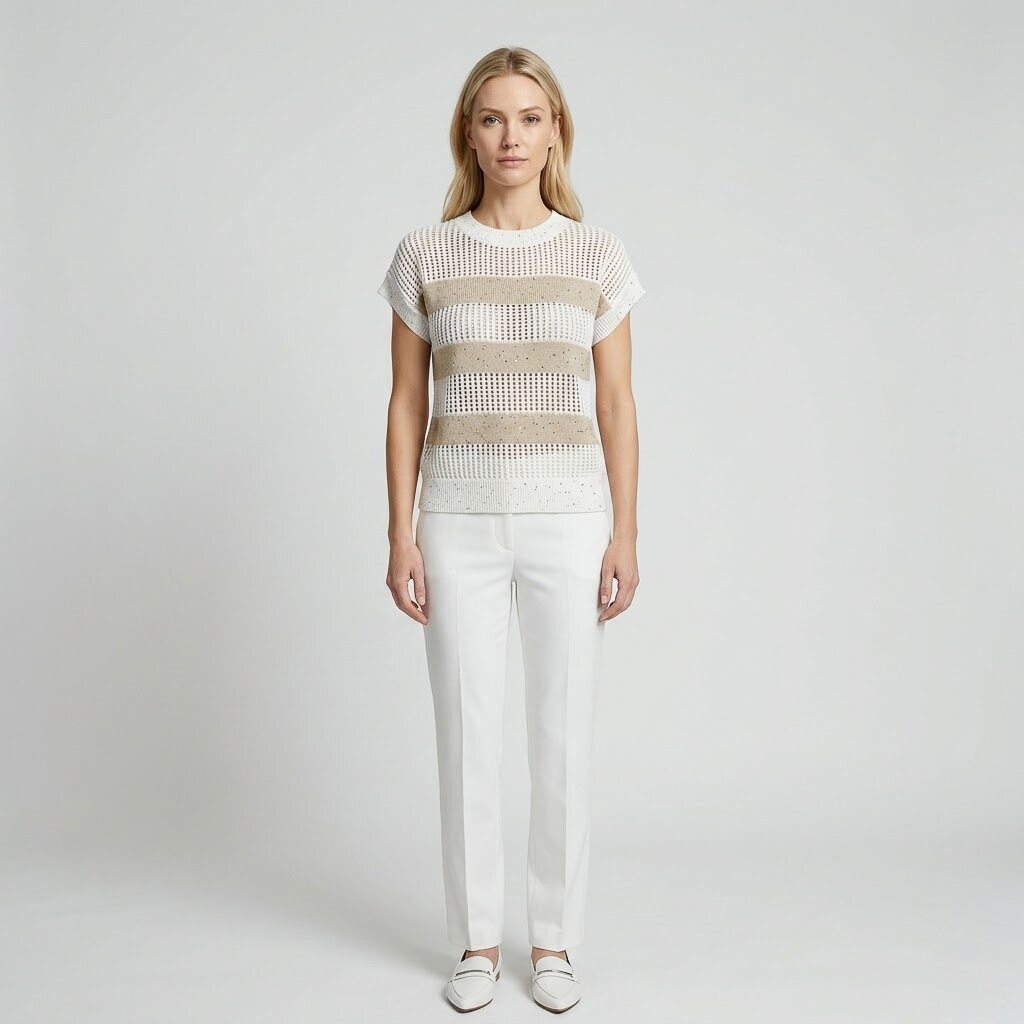 Peserico Women's Knitwear - White (6S06SW005W)