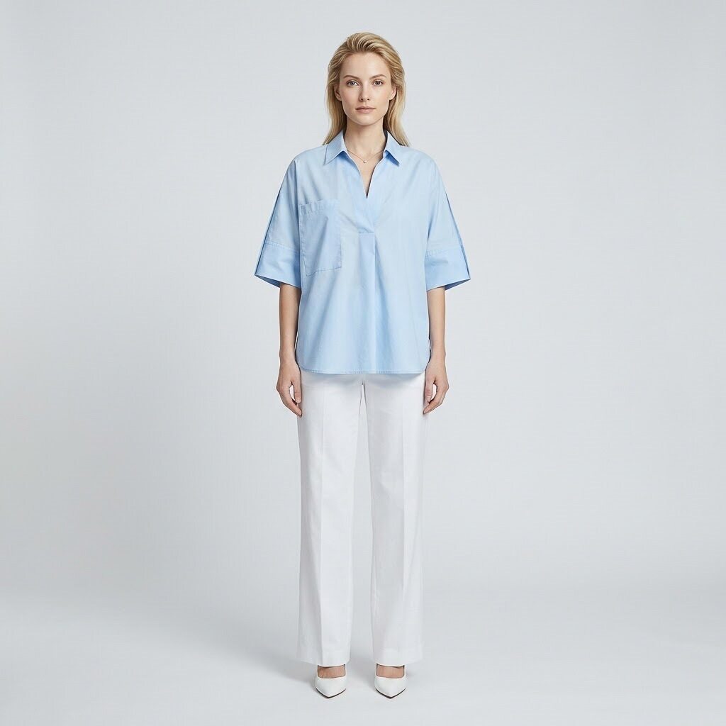 Eufonia Women's Blouse - Blue (6S03BL004W)