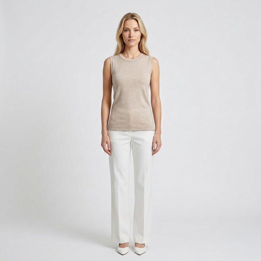 Peserico Women's Knitwear- Beige (6S06TS002W)