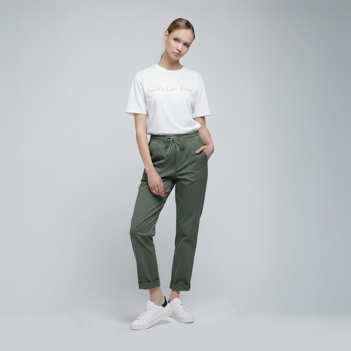 Panicale Women's Trousers - Algae (D370050PA)