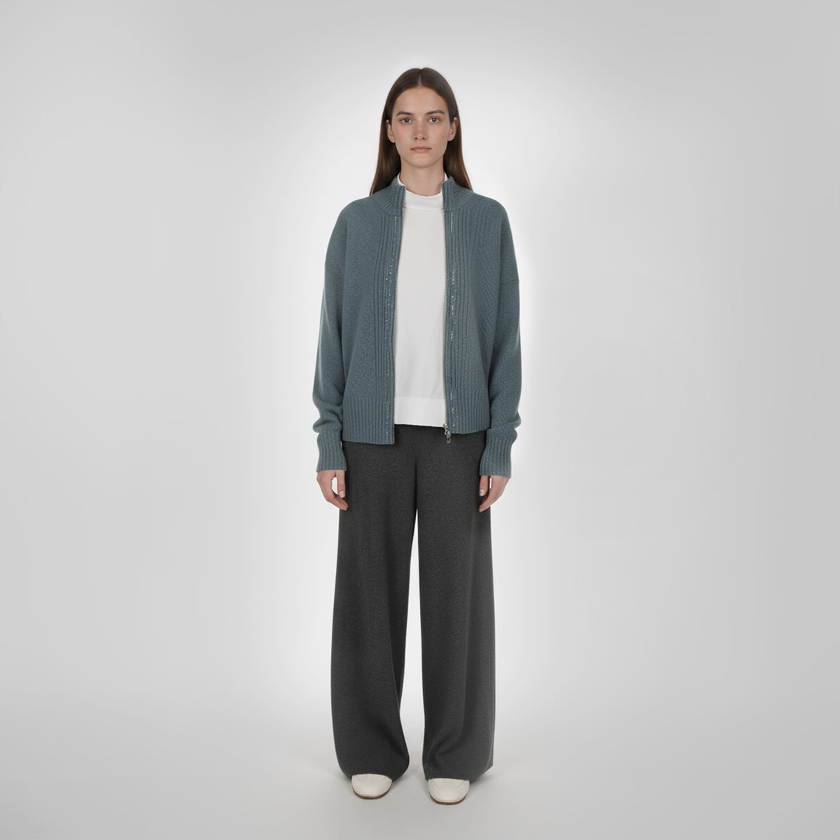 Panicale Women's Knit Pant - Iron (D370150PA)