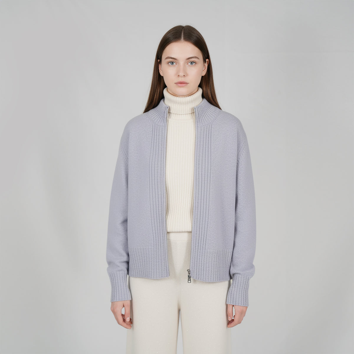 Panicale Women's Zip Jacket - Smoke (D370614GZ)