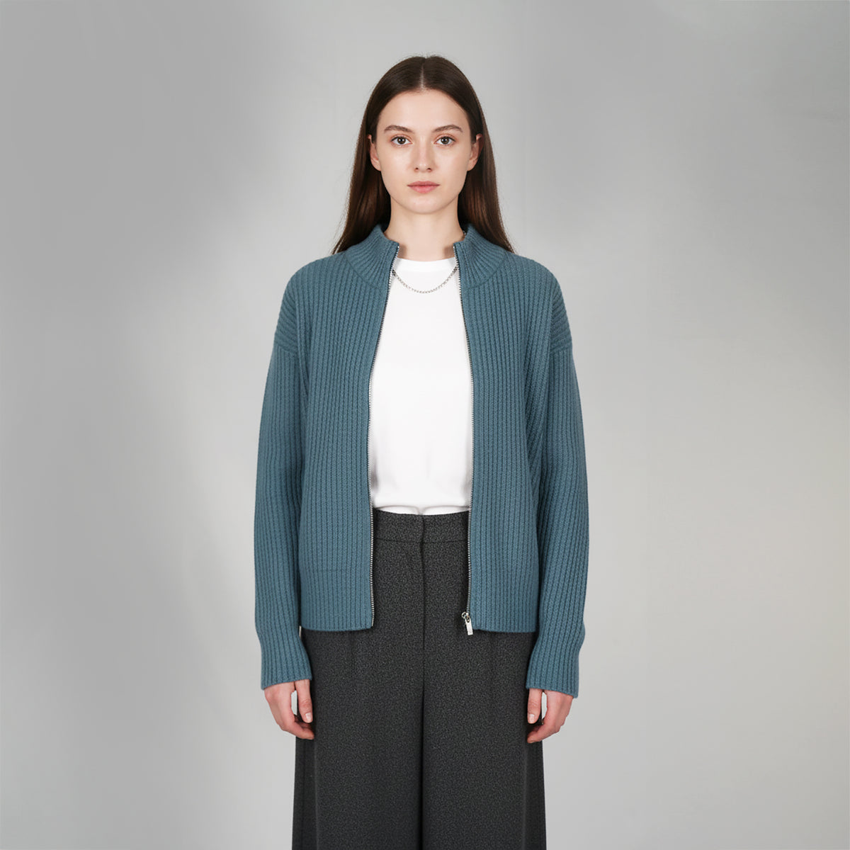 Panicale Women's Zip Jacket - Water (D370614GZ)