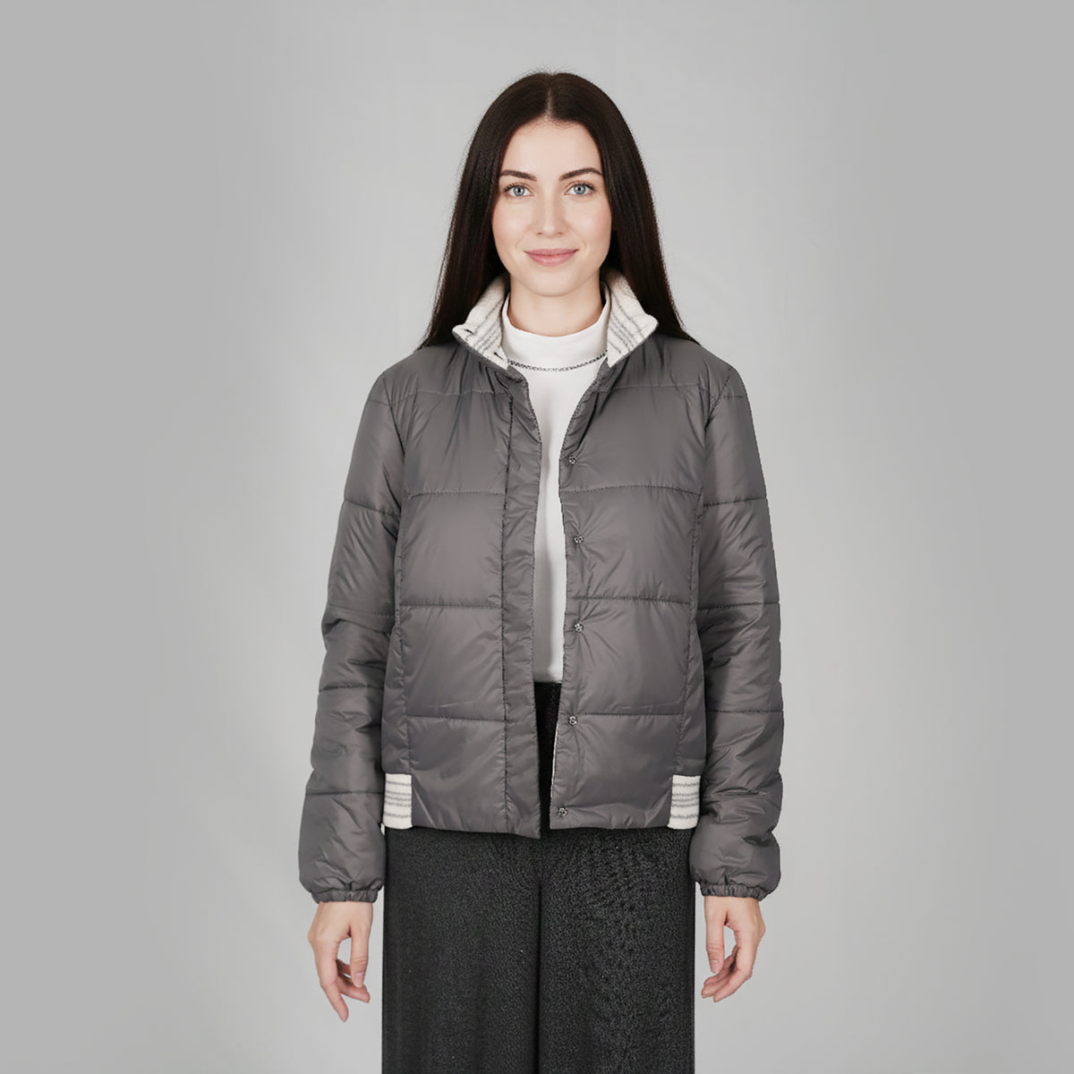 Panicale Women's Zip Jacket - Iron (D371104GB)