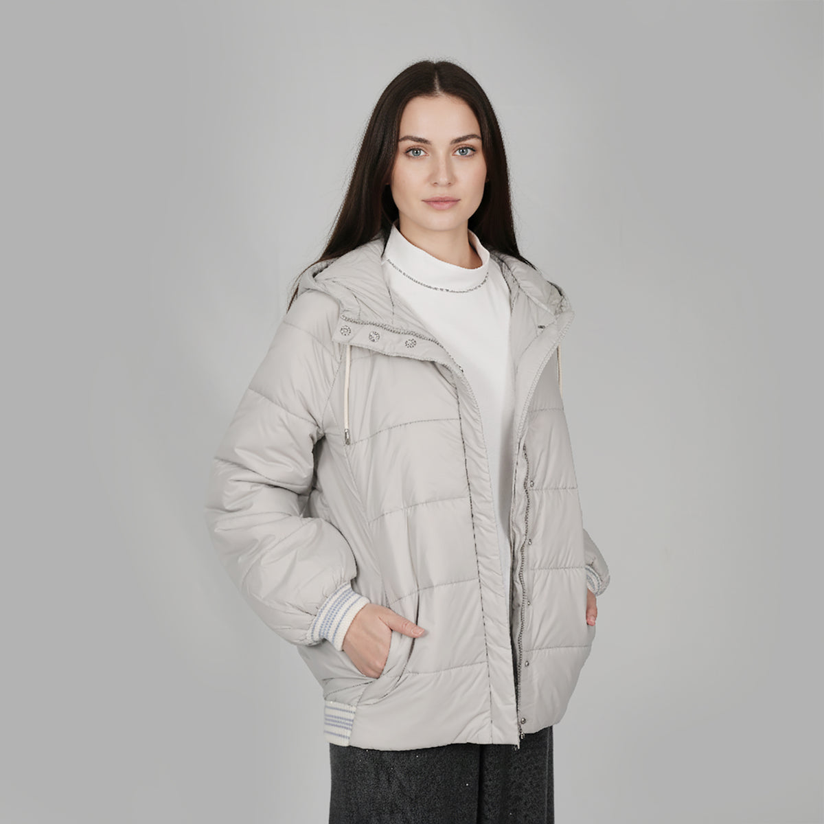 Panicale Women's Zip Jacket - Ice (D371107CA)