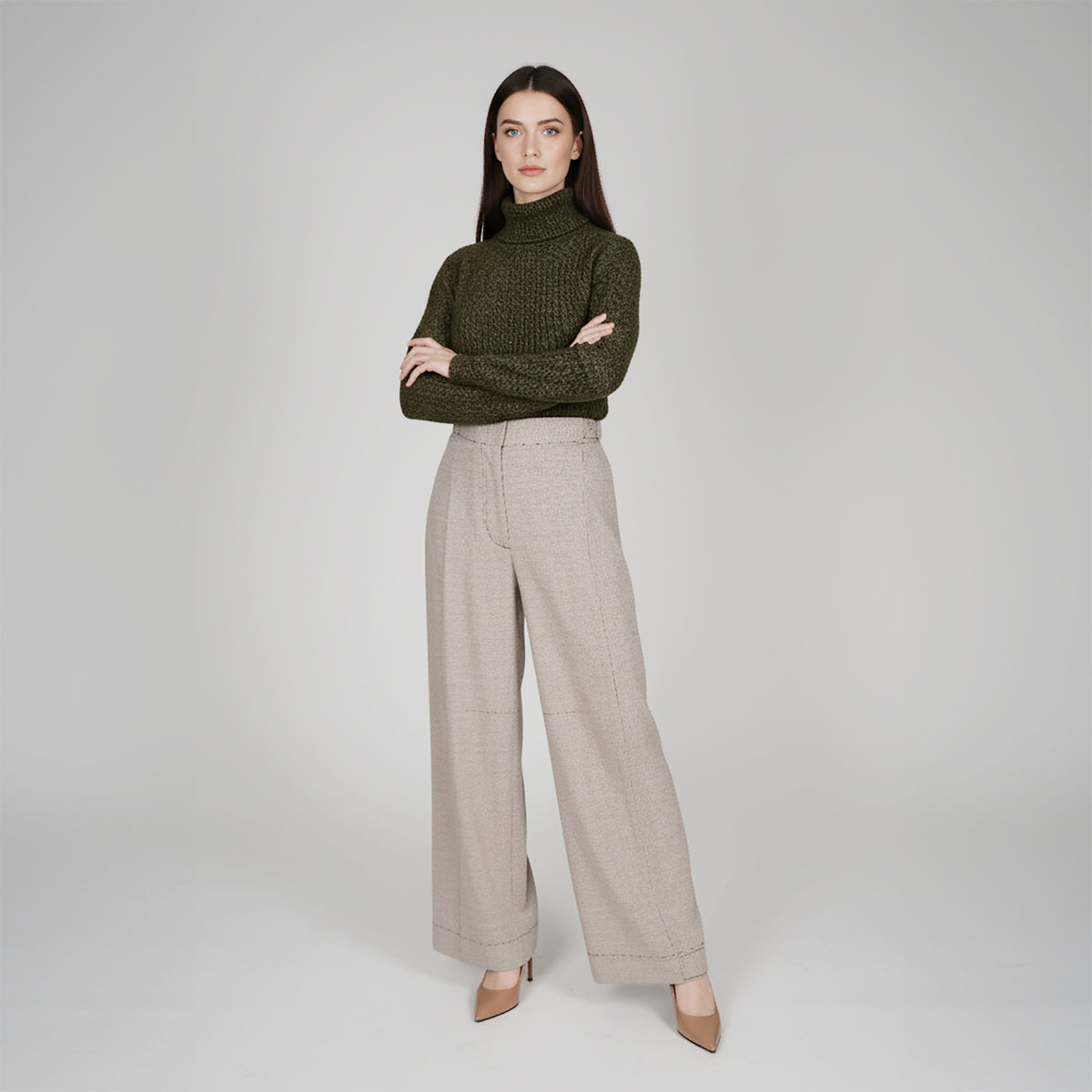 Panicale Women's Trouser - Biscuit (D371348PA)