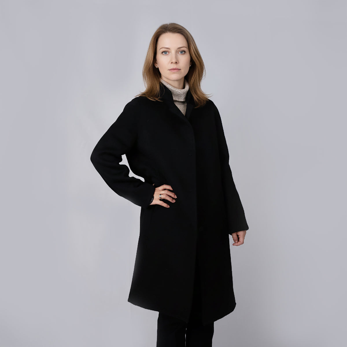 Manzoni 24 Women's Coat - Black (25M507-WS1)