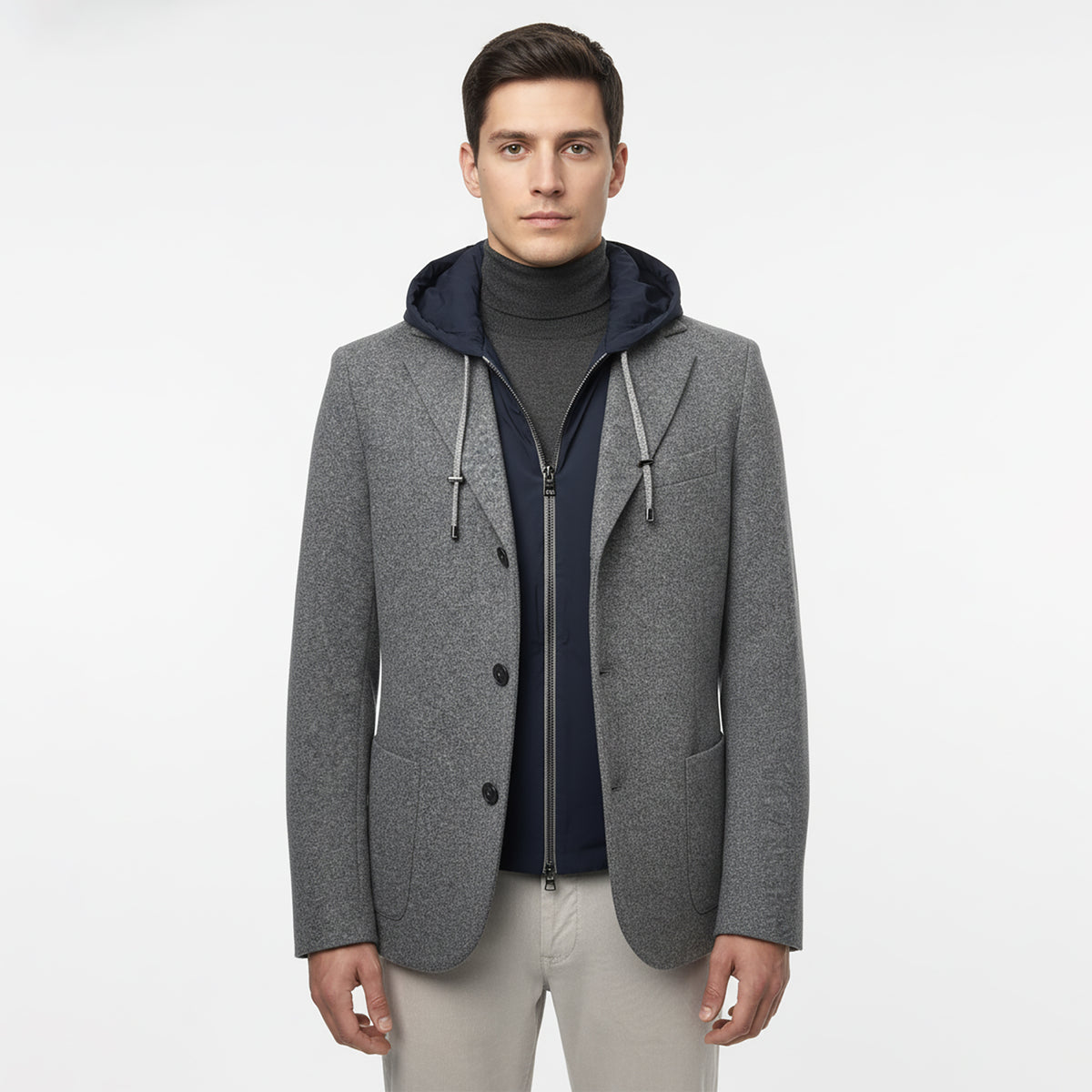Manzoni 24 Men's Jacket - Grigio Medio (25U609-VIT2AME)