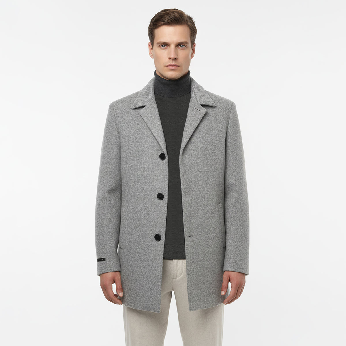 Manzoni 24 Men's Coat- Marble (25U764-DB1X)