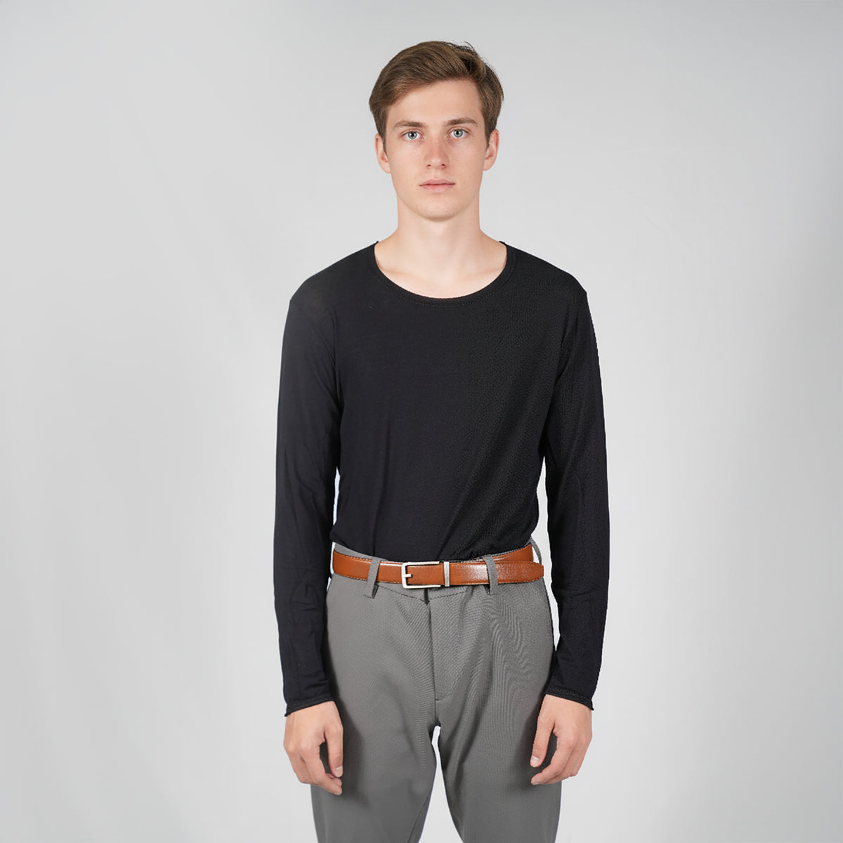 MySublyme Men's 10% Cashmere Base Layer - Black (2412)