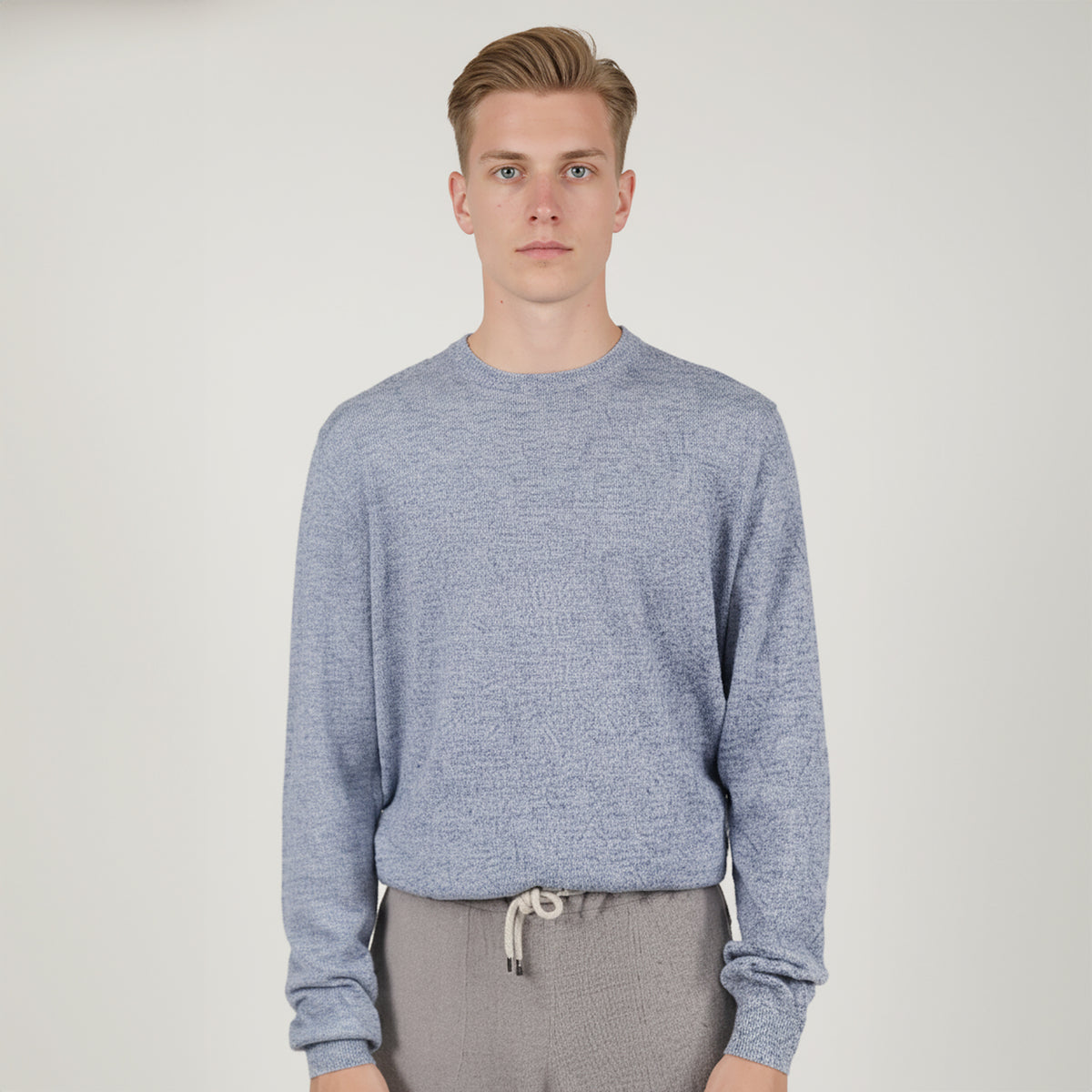 Panicale Men's Round Neck Sweater - Blue (U370111GT)