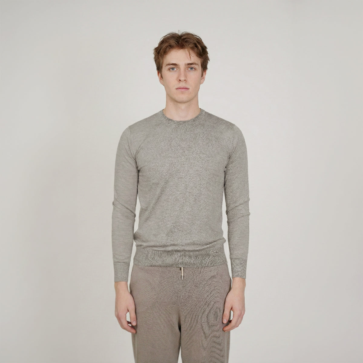 Panicale Men's Round Neck - Granite (U370151G)