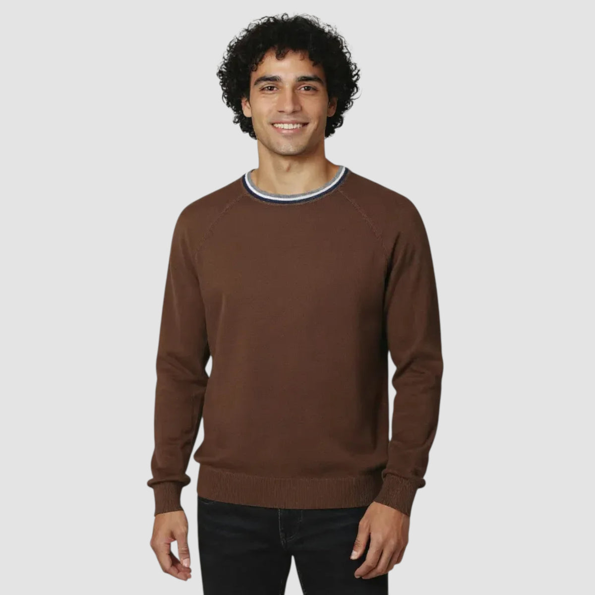 Panicale Men's Round Neck - Brune (U370231G)