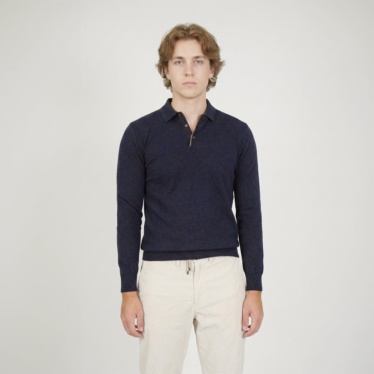 Panicale Men's Buttoned Polo - Deep (U370403PB)