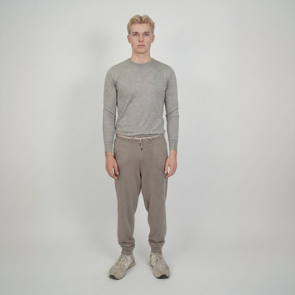 Panicale Men’s Knit Pants - Biscuit (U370658PA)