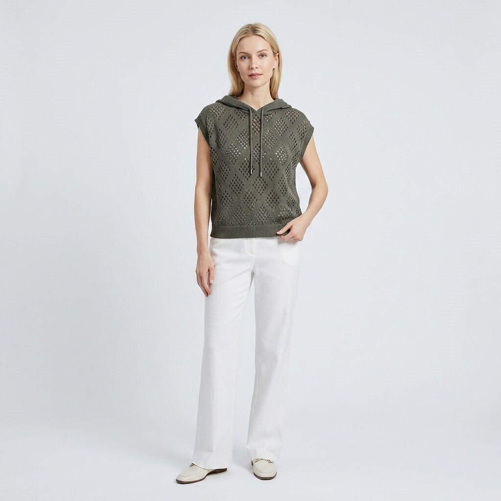 Peserico Women's Knitwear - Sage Green (6S06SW008W)