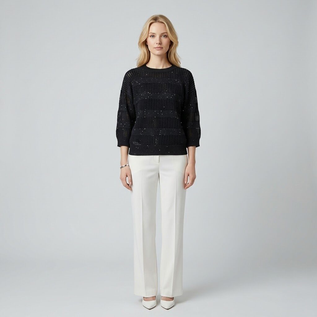 Peserico Women's Knitwear - Black (6S06SW004W)