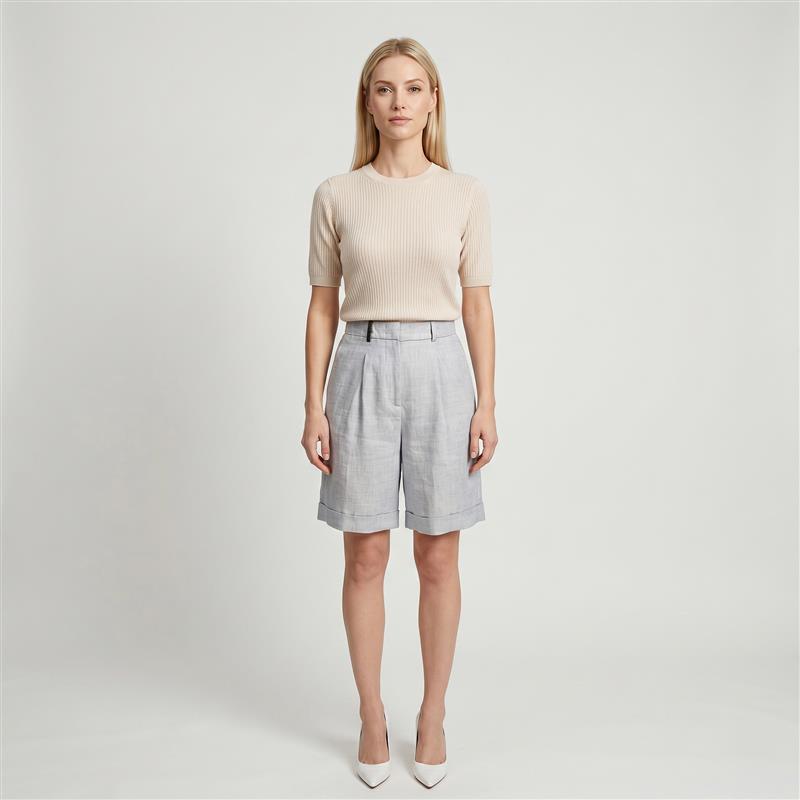 Peserico Women's Pants - Light Blue (6S06PN001W)