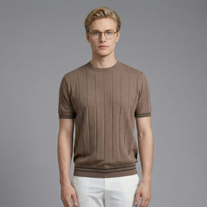 Panicale Men's Knitwear - Eiffel Brown (6S01TS001M)