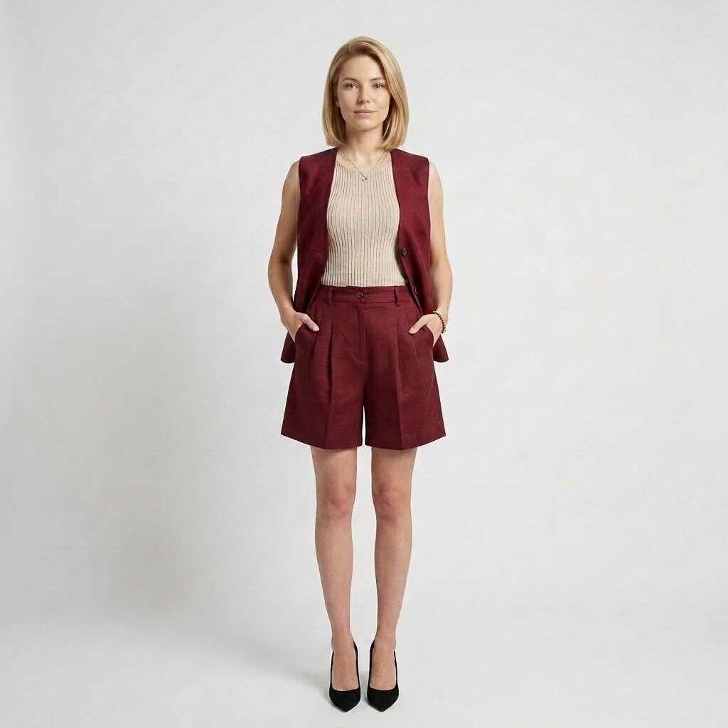 Eufonia Women's Pants - Burgundy (6S03PN001W)