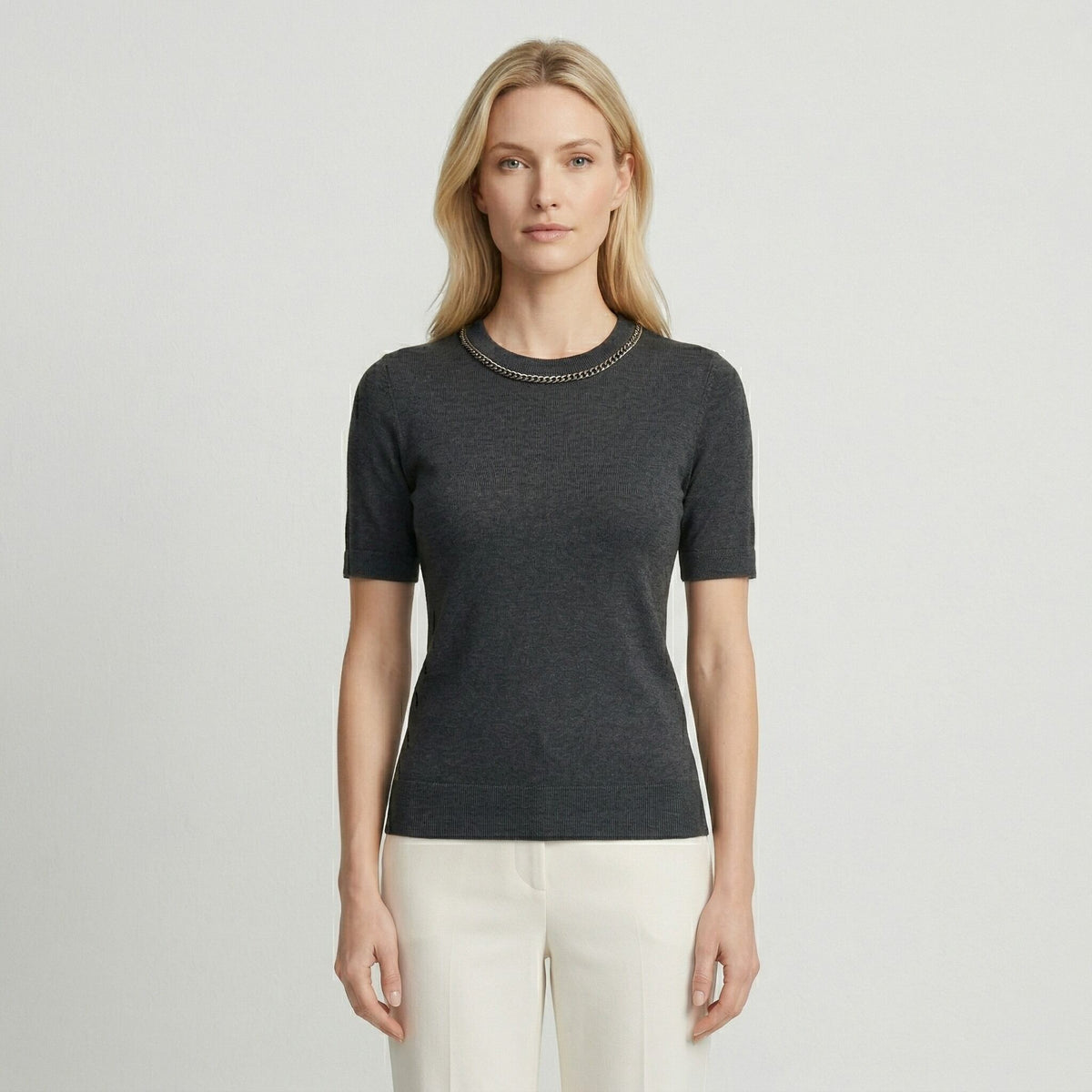 Panicale Women's Knitwear - Iron (6S01SW002W)