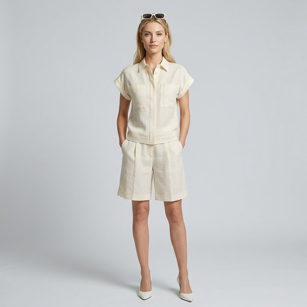 Peserico Women's Jacket - White (6S06JK004W)