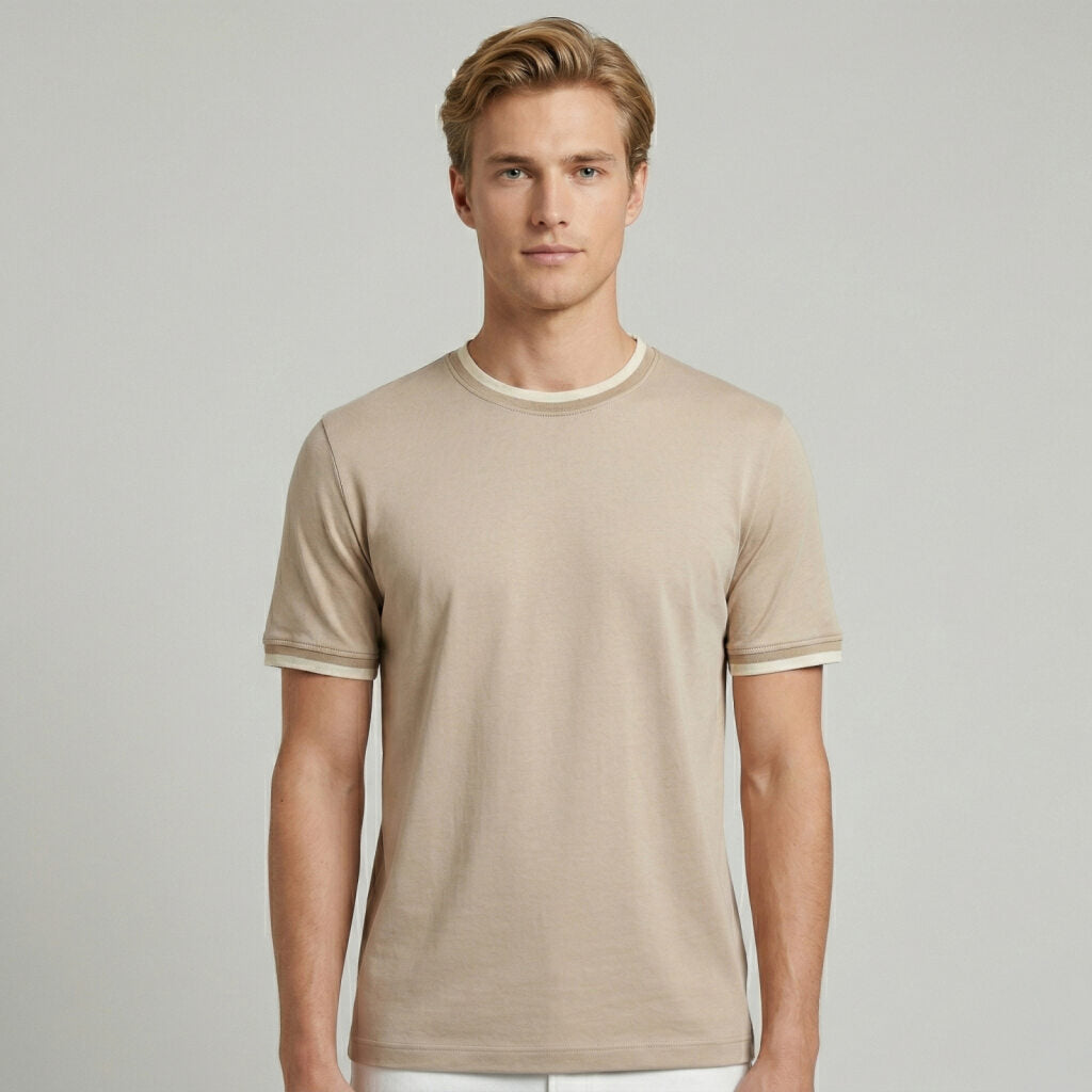 Panicale Men's T-Shirt - Sand (6S01TS003M)