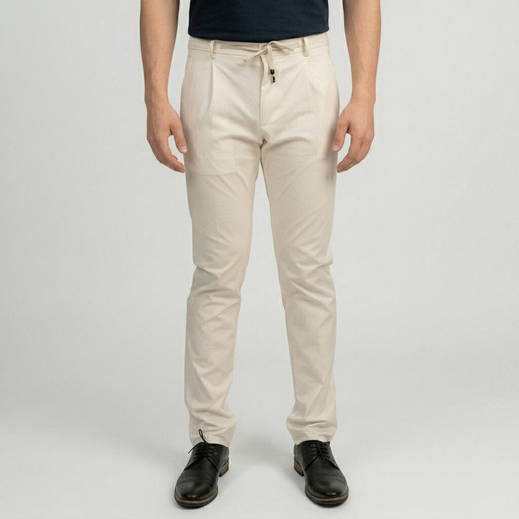 Manzoni 24 Men's Pants - Panna White (6S02PN004M)