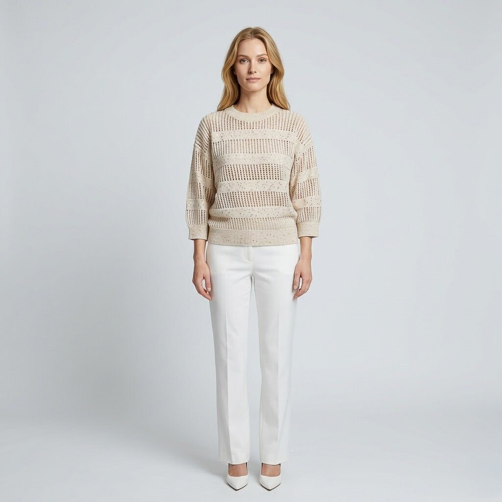 Peserico Women's Knitwear - Beige (6S06SW004W)